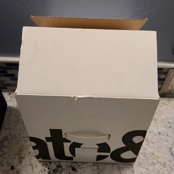 Crate & Barrel Hand Painted Fall Fruit Sienna Pitcher - Picture 8 of 8